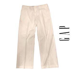 GAP Drawstring Button Fly Summer Pant - White Size M‎